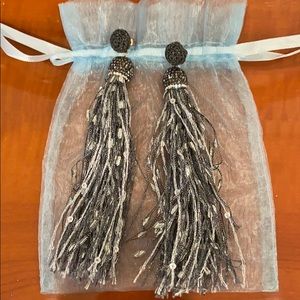 Gorgeous sparkly earrings.